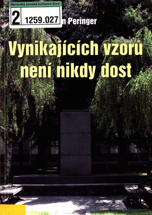 Vynikajícich [sic] vzorů není nikdy dost