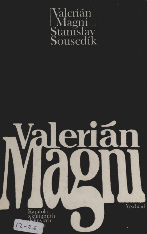 Valerián Magni: 1586-1661 : kapitola z kulturních dějin Čech 17. století
