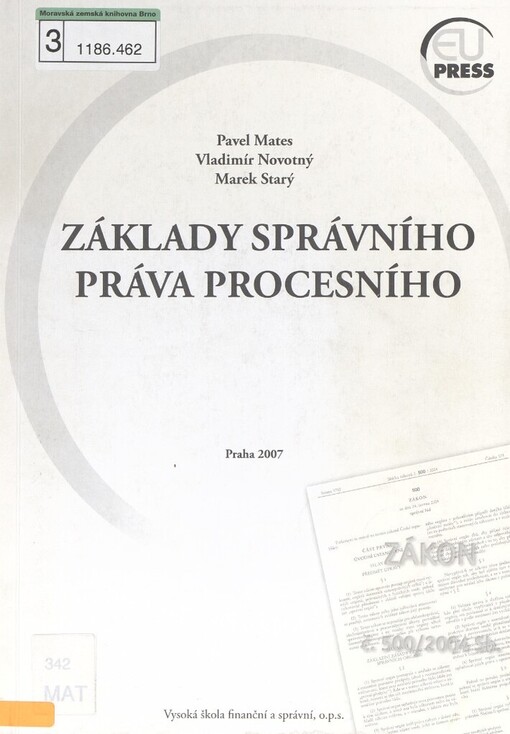 Základy správního práva procesního
