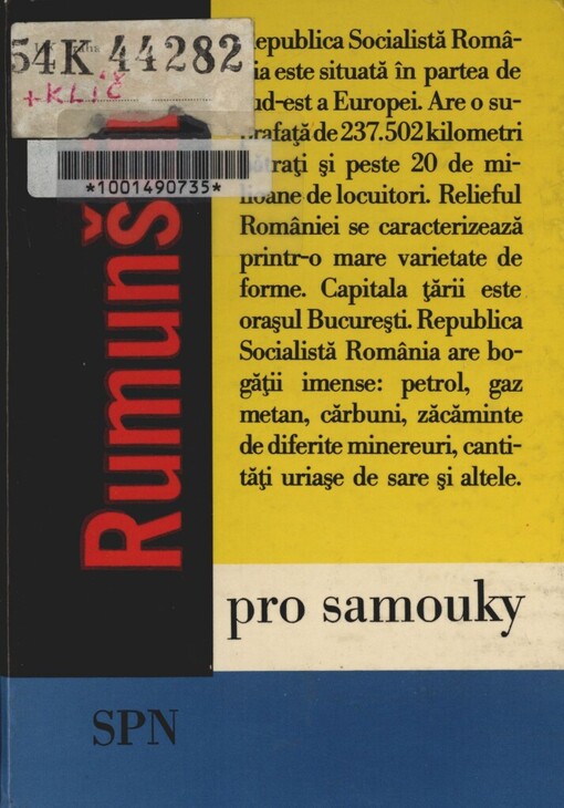 Rumunština pro samouky