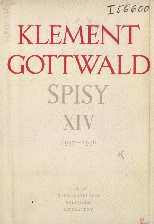 Spisy.XIV,1947-1948