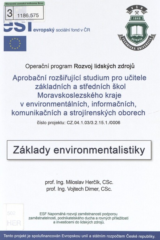 Základy environmentalistiky