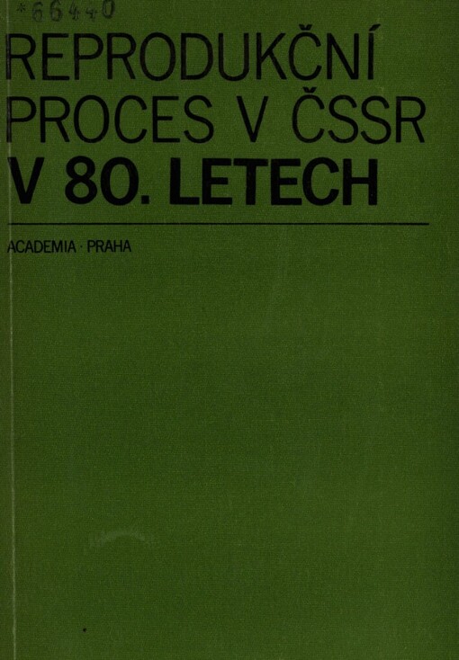 Reprodukční proces v ČSSR v 80. letech