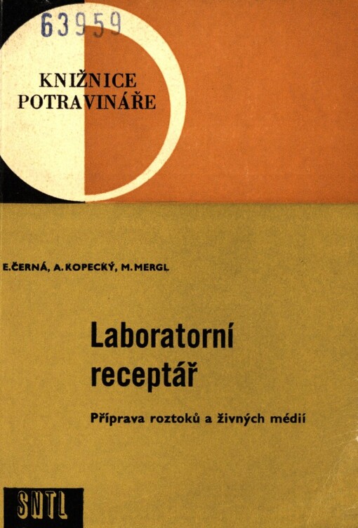 Laboratorní receptář : příprava roztoků a živných médií