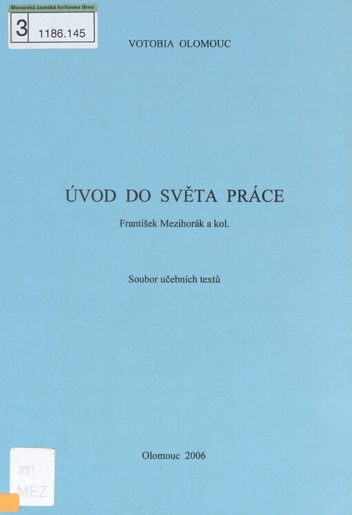 Úvod do světa práce: soubor učebních testů