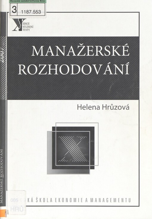 Manažerské rozhodování