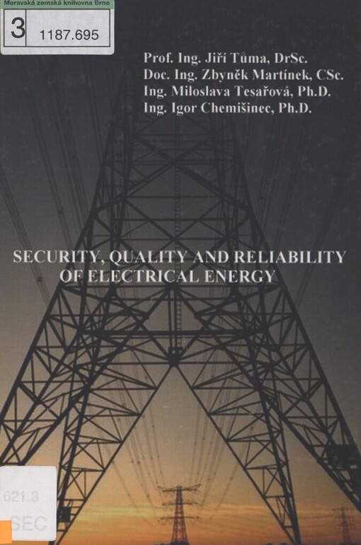 Security, quality and reliability of electrical energy