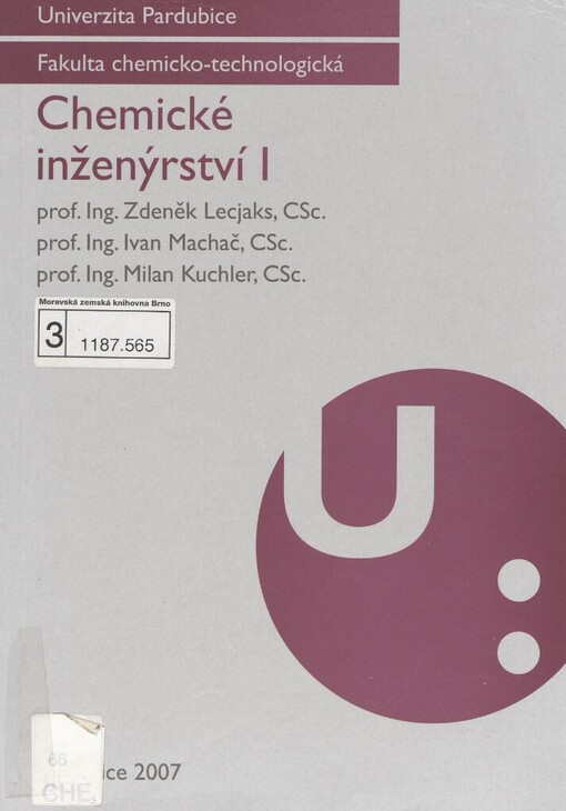 Chemické inženýrství I
