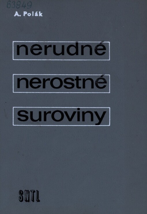 Nerudné nerostné suroviny