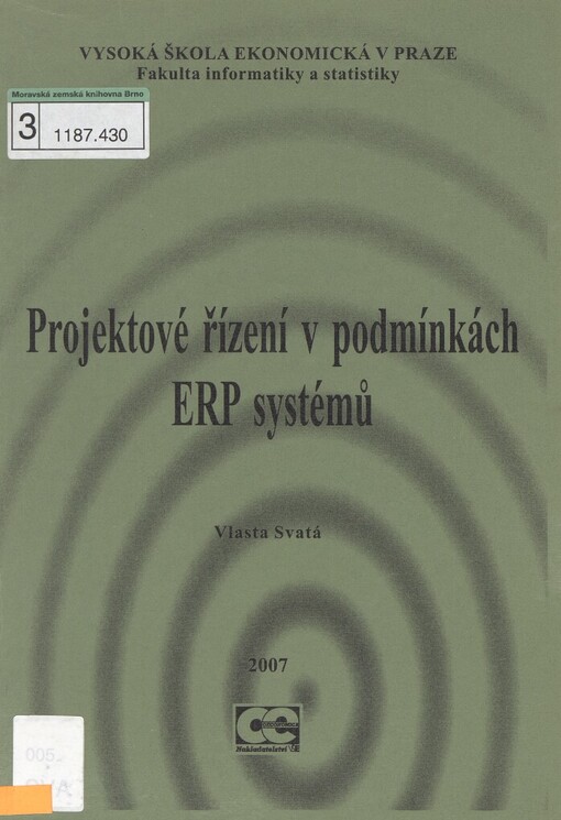 Projektové řízení v podmínkách ERP systémů