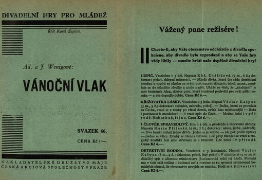 Vánoční vlak :hra o dětech a andělích ve 12 obrazech