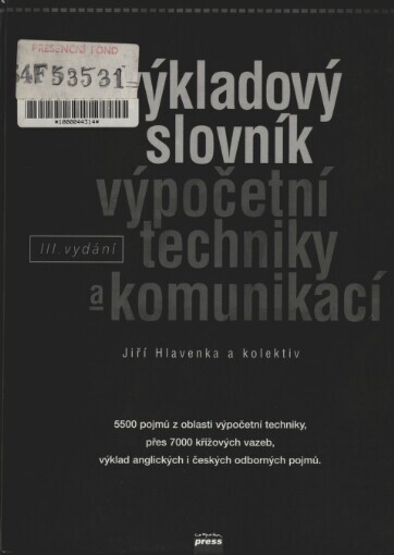 Výkladový slovník výpočetní techniky a komunikací