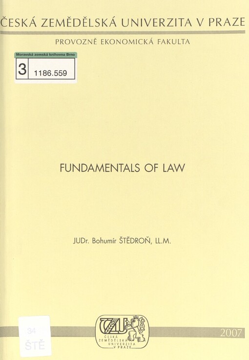 Fundamentals of law