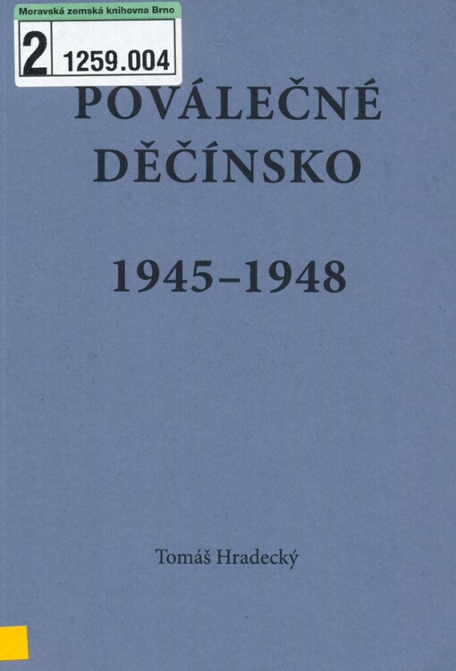 Poválečné Děčínsko 1945-1948