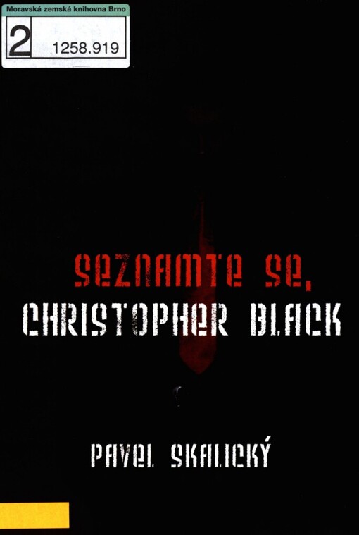 Seznamte se, Christopher Black
