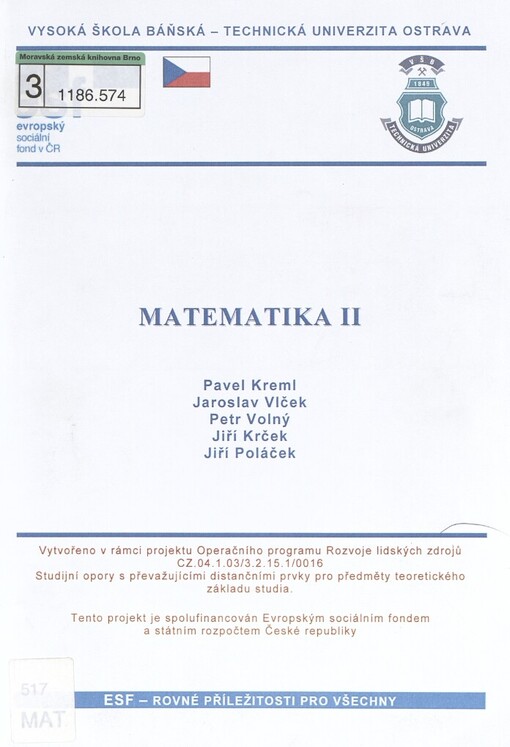 Matematika II