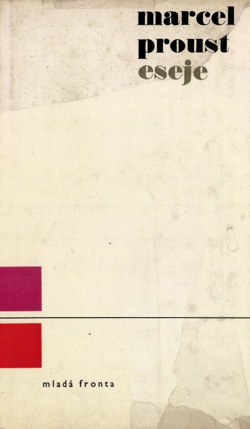 Eseje :zamyšlení nad Sainte-Beuvem