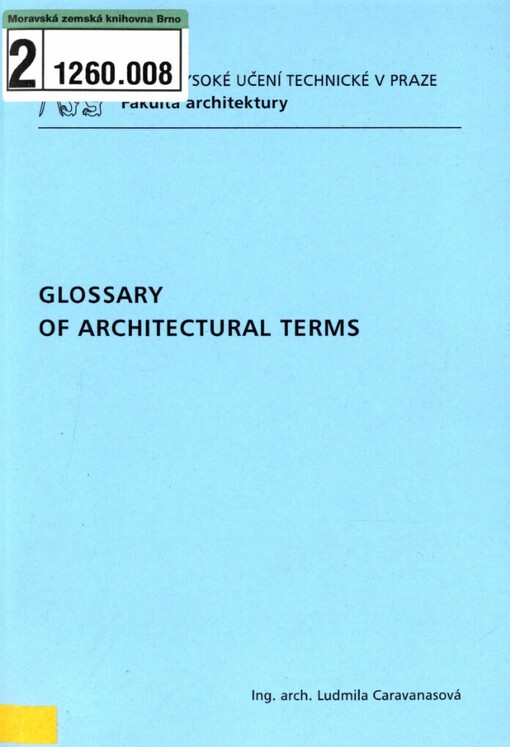 Glossary of architectural terms