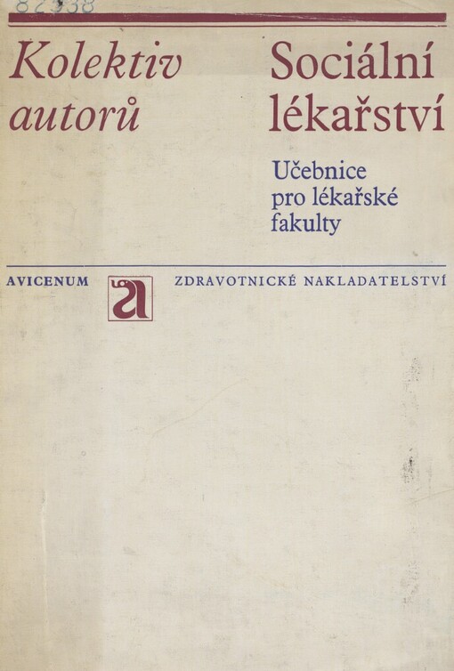 Sociální lékařství: učebnice pro studující lékařských fakult