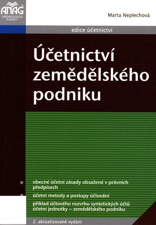 Účetnictví zemědělského podniku