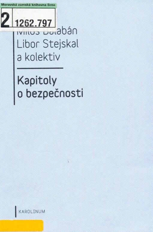 Kapitoly o bezpečnosti