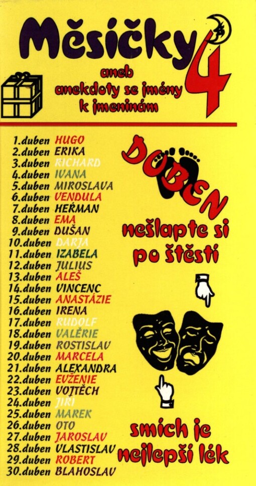 Měsíčky aneb Anekdoty se jmény k jmeninám