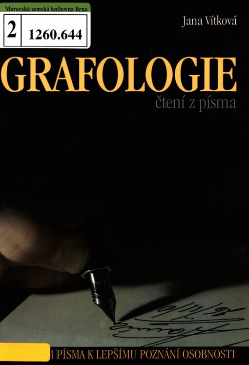 Grafologie, aneb, Čteme dvakrát