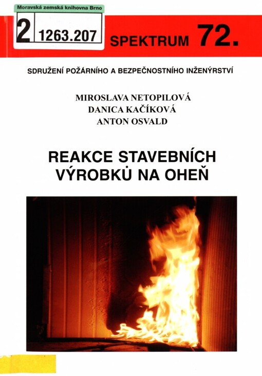 Reakce stavebních výrobků na oheň