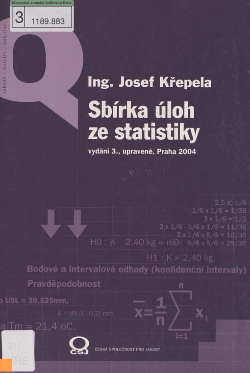 Sbírka úloh ze statistiky