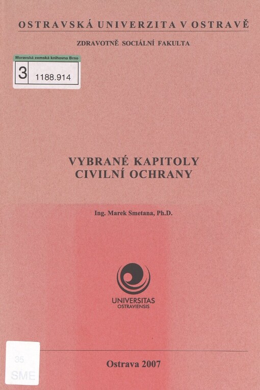 Vybrané kapitoly civilní ochrany