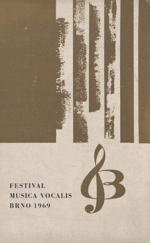 Festival Musica vocalis :4. mezin. hudební festival, Brno, 27. září - 5. října 1969 : programová brožura