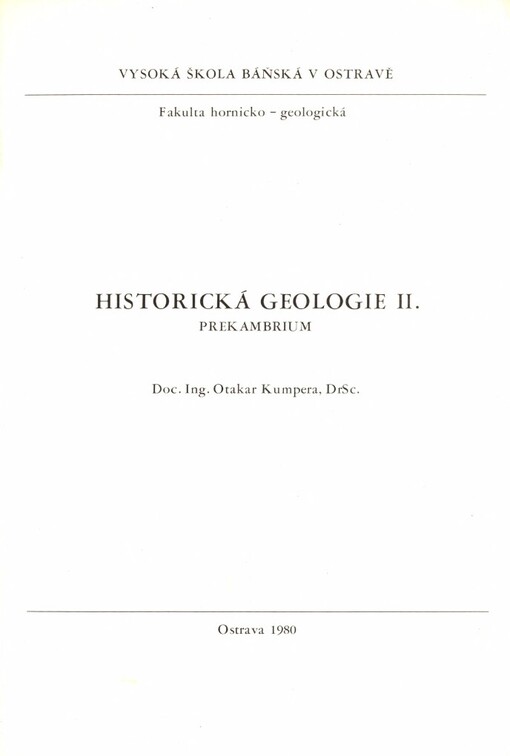 Historická geologie