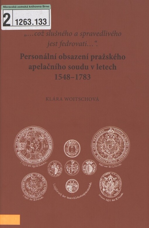Personální obsazení pražského apelačního soudu v letech 1548-1783: 