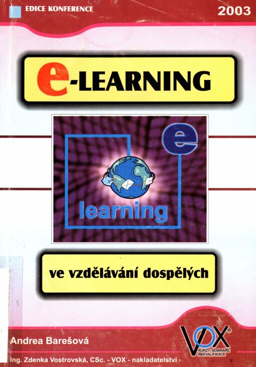 e-Learning ve vzdělávání dospělých