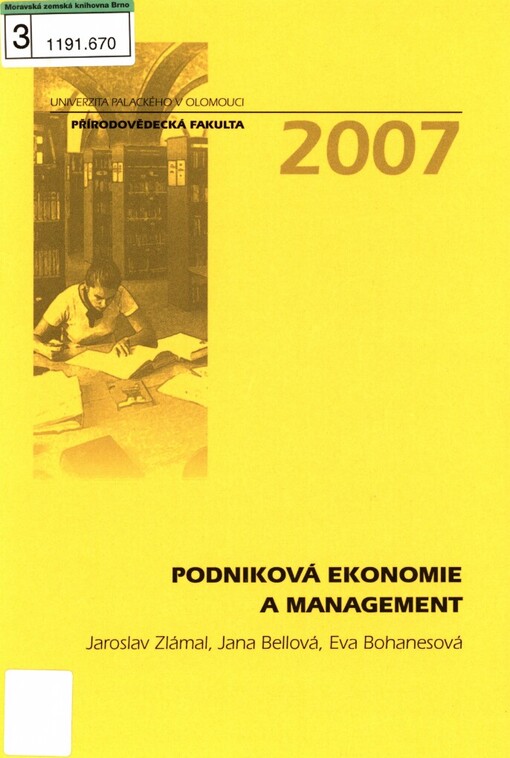 Podniková ekonomie a management