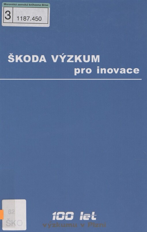 Škoda Výzkum pro inovace: 100 let výzkumu v Plzni