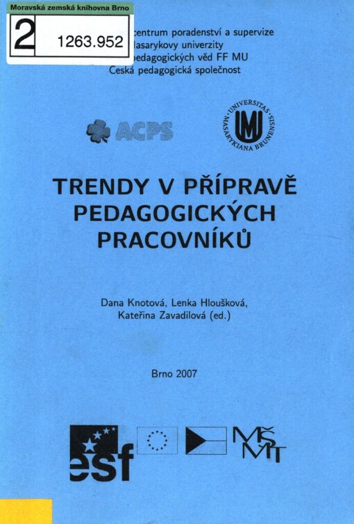 Trendy v přípravě pedagogických pracovníků