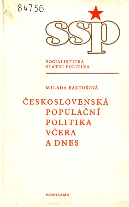 Československá populační politika včera a dnes