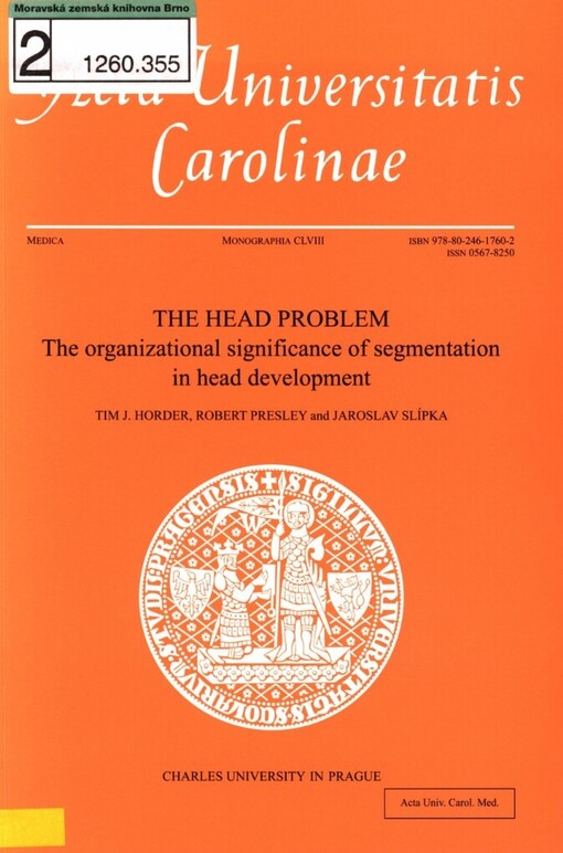 head problem: the organizational significance of segmentation in head development