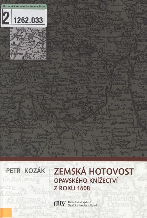 Zemská hotovost Opavského knížectví z roku 1608