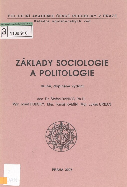Základy sociologie a politologie
