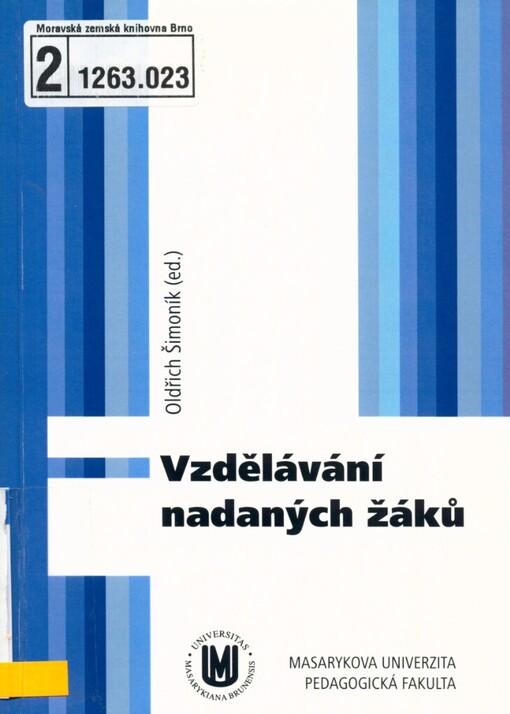 Vzdělávání nadaných žáků