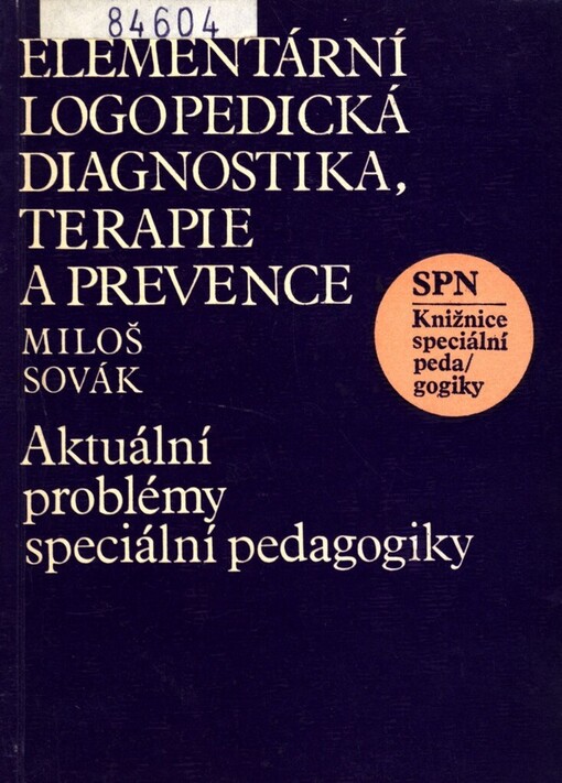 Elementární logopedická diagnostika, terapie a prevence