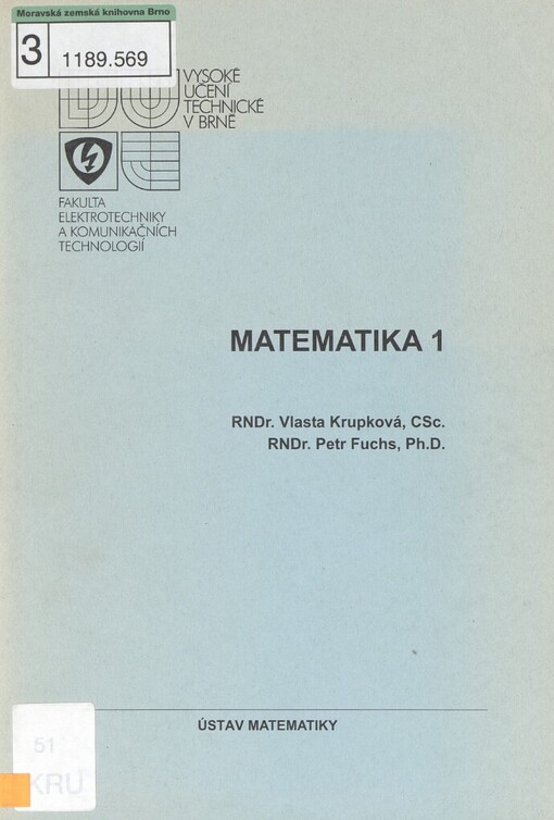 Matematika 1