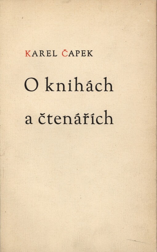 O knihách a čtenářích