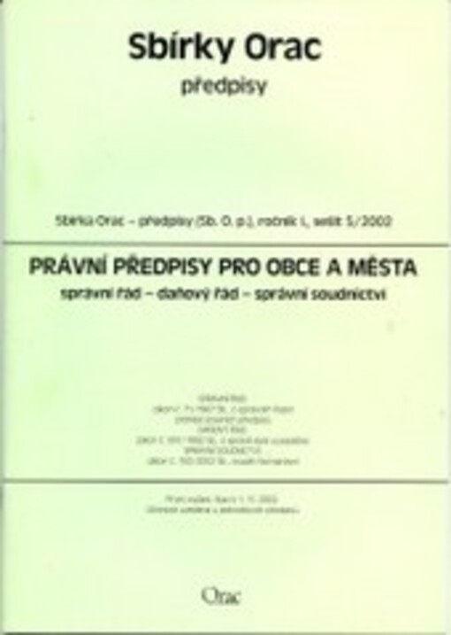 Právní předpisy pro obce a města