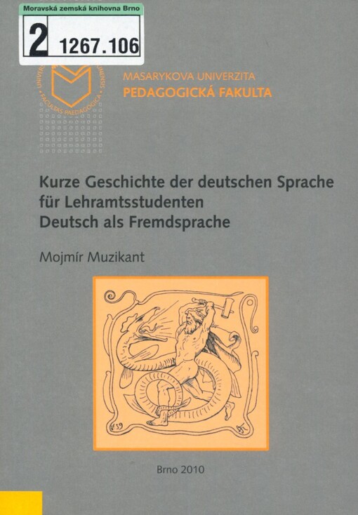 Kurze Geschichte der deutschen Sprache für Lehramtsstudenten Deutsch als Fremdsprache