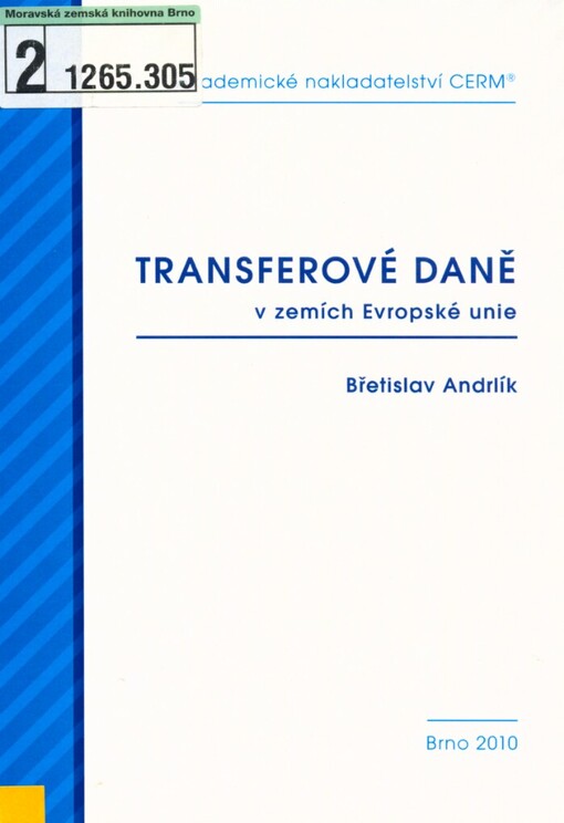 Transferové daně v zemích Evropské unie