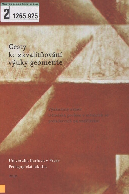 Cesty ke zkvalitňování výuky geometrie