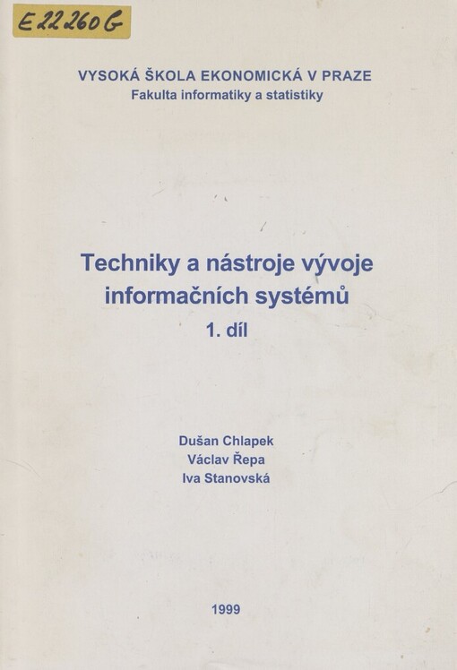 Techniky a nástroje vývoje informačních systémů
